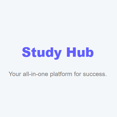 Study Hub